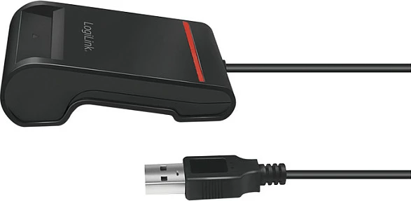 Lexues kartele USB 2.0 LogiLink për Smart-ID, i zi