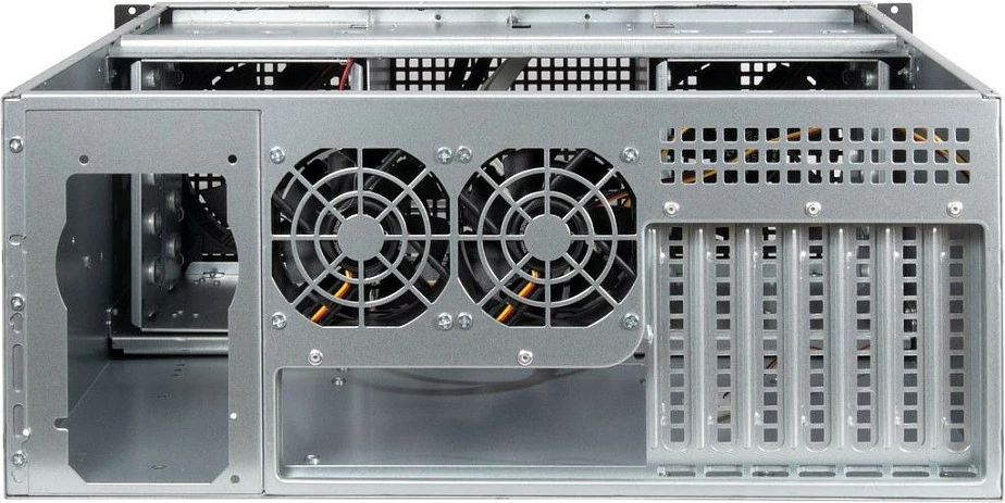 Kasë serveri rack Inter-Tech 4U 40240, 19", ATX/micro ATX/Mini-ITX, 11x 3.5" + 4x 2.5", e zezë/gri