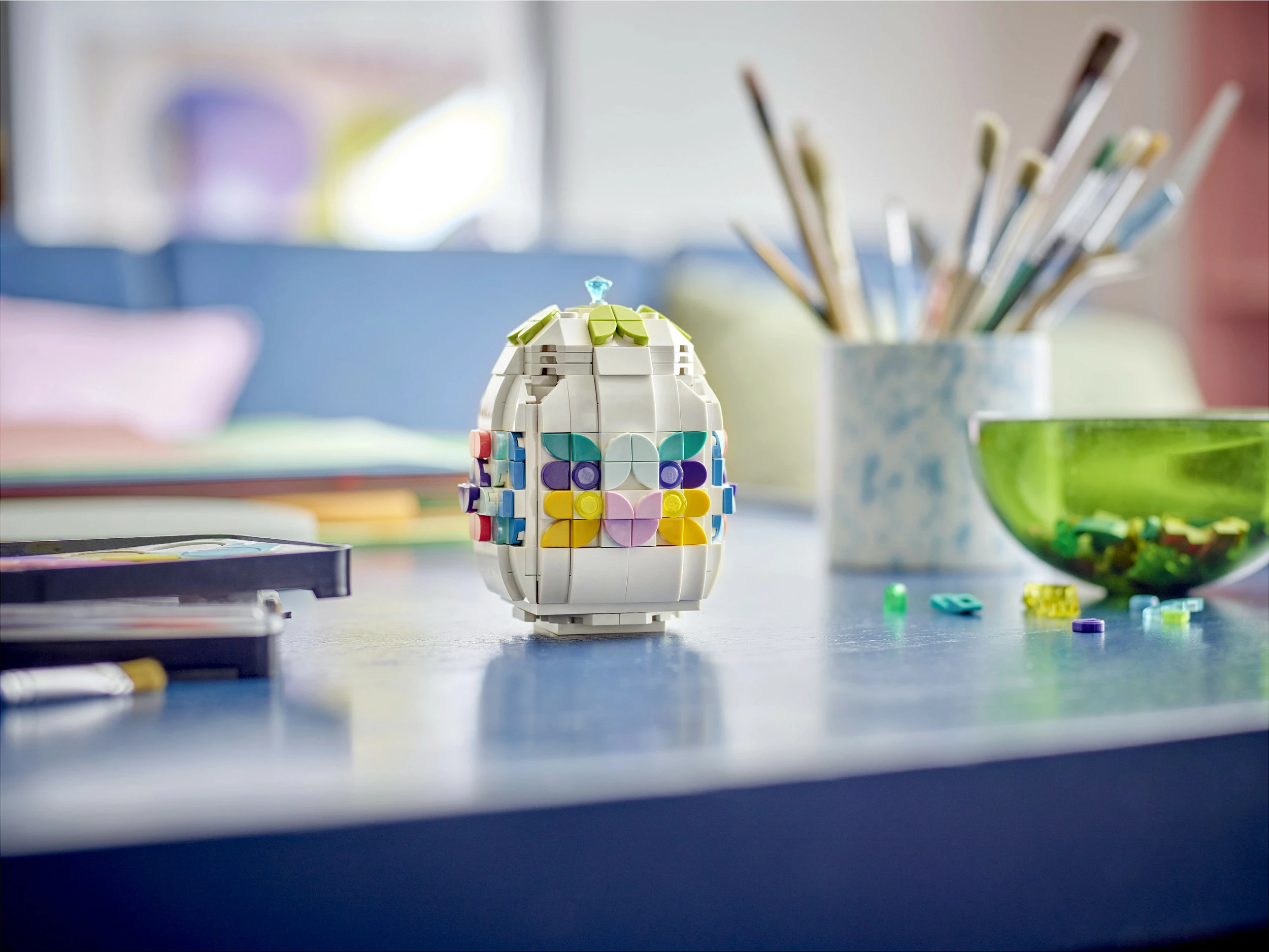 Set ndërtimi LEGO Iconic 40816 Decorative Easter Egg, 386 copë, 9+ vjeç, shumëngjyrësh