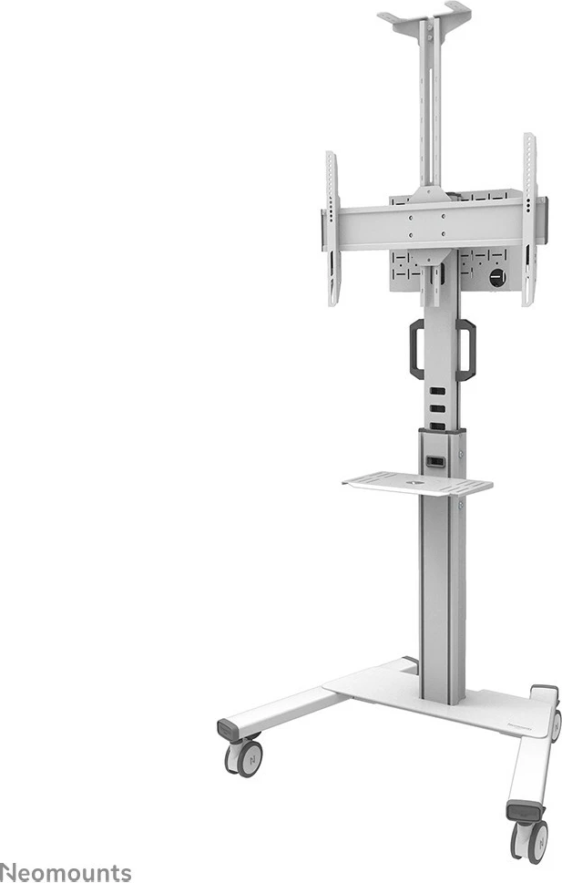 Karrocë portative TV Neomounts Newstar FL50S-825WH1, për ekrane 37-75 inç, rregullim lartësie, ngjyrë e bardhë