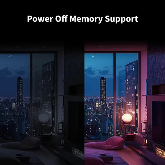 Llambë LED smart AQARA T2 LB-L03D, GU10 RGB CCT, 4.9W 450lm, 1 copë, e bardhë