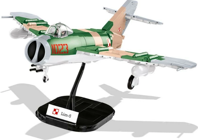 Set ndërtimi Cobi Klocki Lim-5 Polish Air Force 1959, 575 pjesë, me figurë piloti