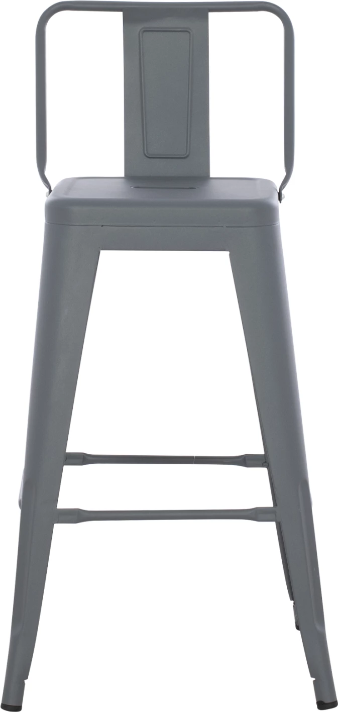 Karrige për bar, lartësi mesatare, MELITA-PRO, FH8574.50, metal, ngjyrë gri, 43x43x88H cm