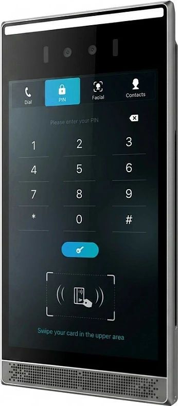 Interfon video SIP Fanvil i68, ekran me prekje, PIN/RFID, i zi
