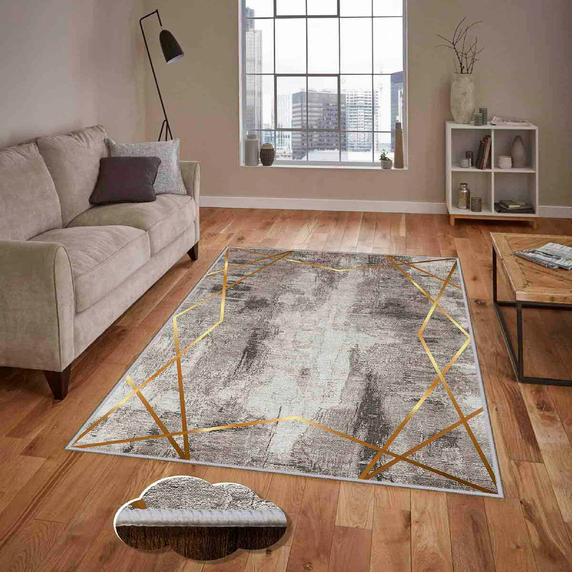 Qilim (100x150) Conceptum Hypnose, Hmnt452, krem, mink, ari