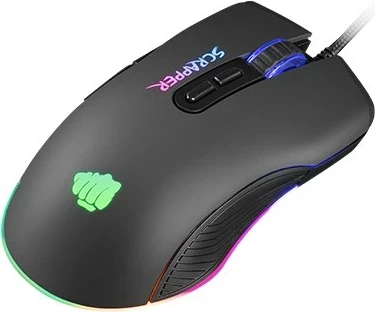 Maus FURY Scrapper Gaming, 6400 DPI, USB, I zi