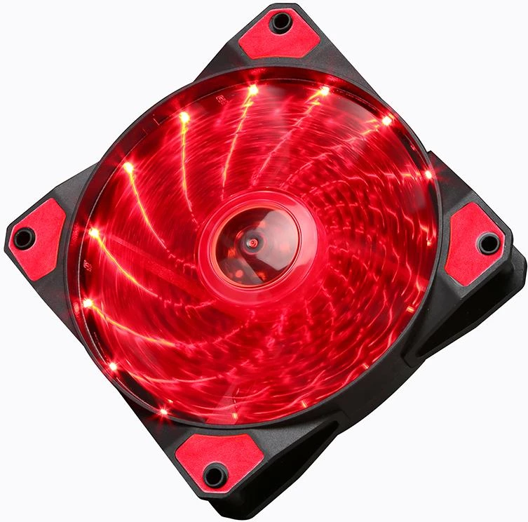 Ventilator kasë PC Marvo FN-10RD 120 mm LED, i kuq