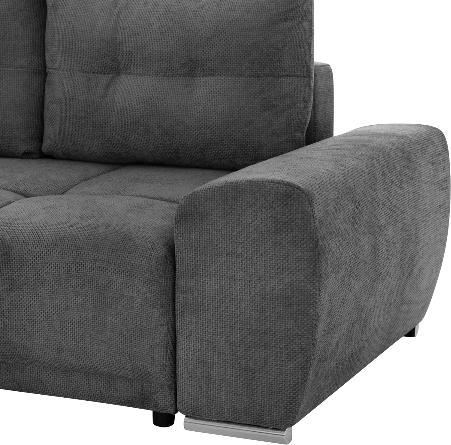 Kënd-sofë shtrati majtas COMFYRA, material gri, FH3336.01L, 270x181x75cm