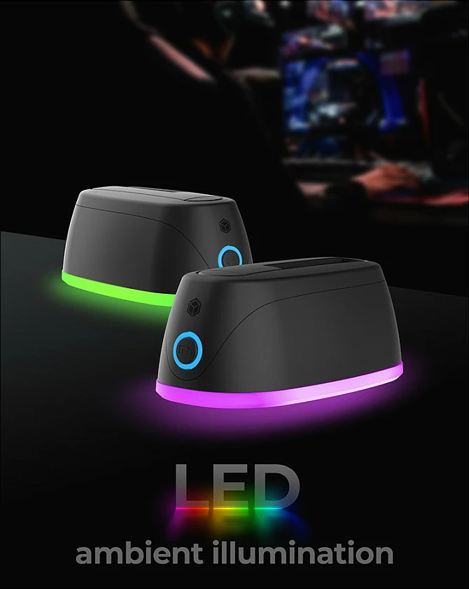 Docking station ICY BOX IB-1124L-C3, HDD, SSD, USB 3.2 Gen 1, e zezë