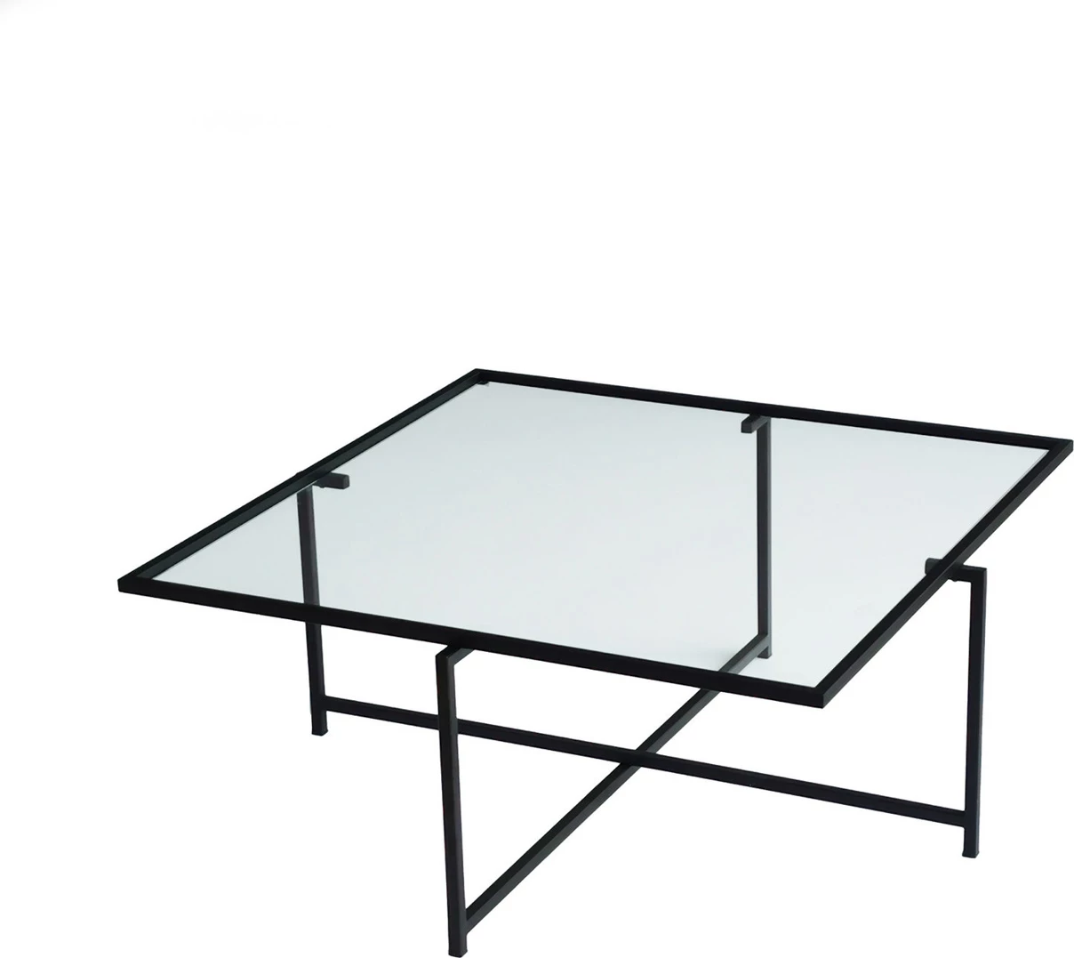 Tavolinë kafeje Hanah Home, Sun S409, ngjyrë e zezë, 85x85x35cm