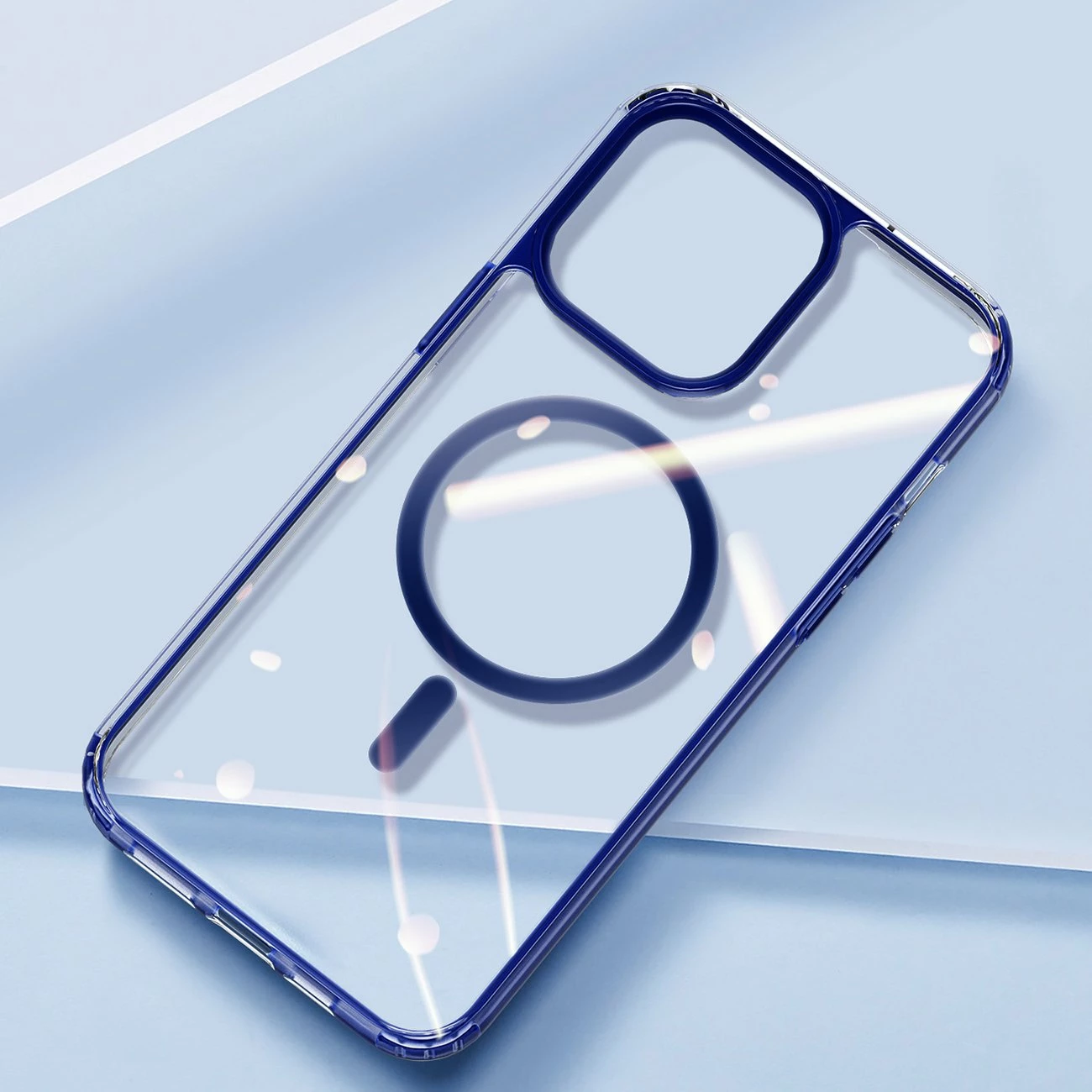 Mbështjellës Dux Ducis Clin2 për iPhone 14, MagSafe, Kaltër