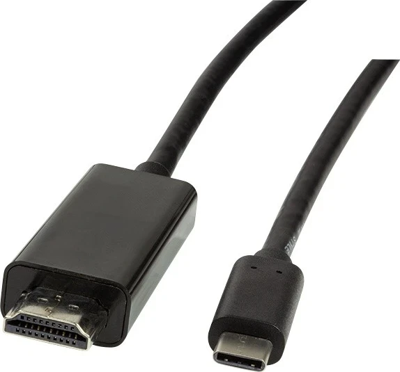 Kabllo LogiLink USB-C në HDMI, e zezë