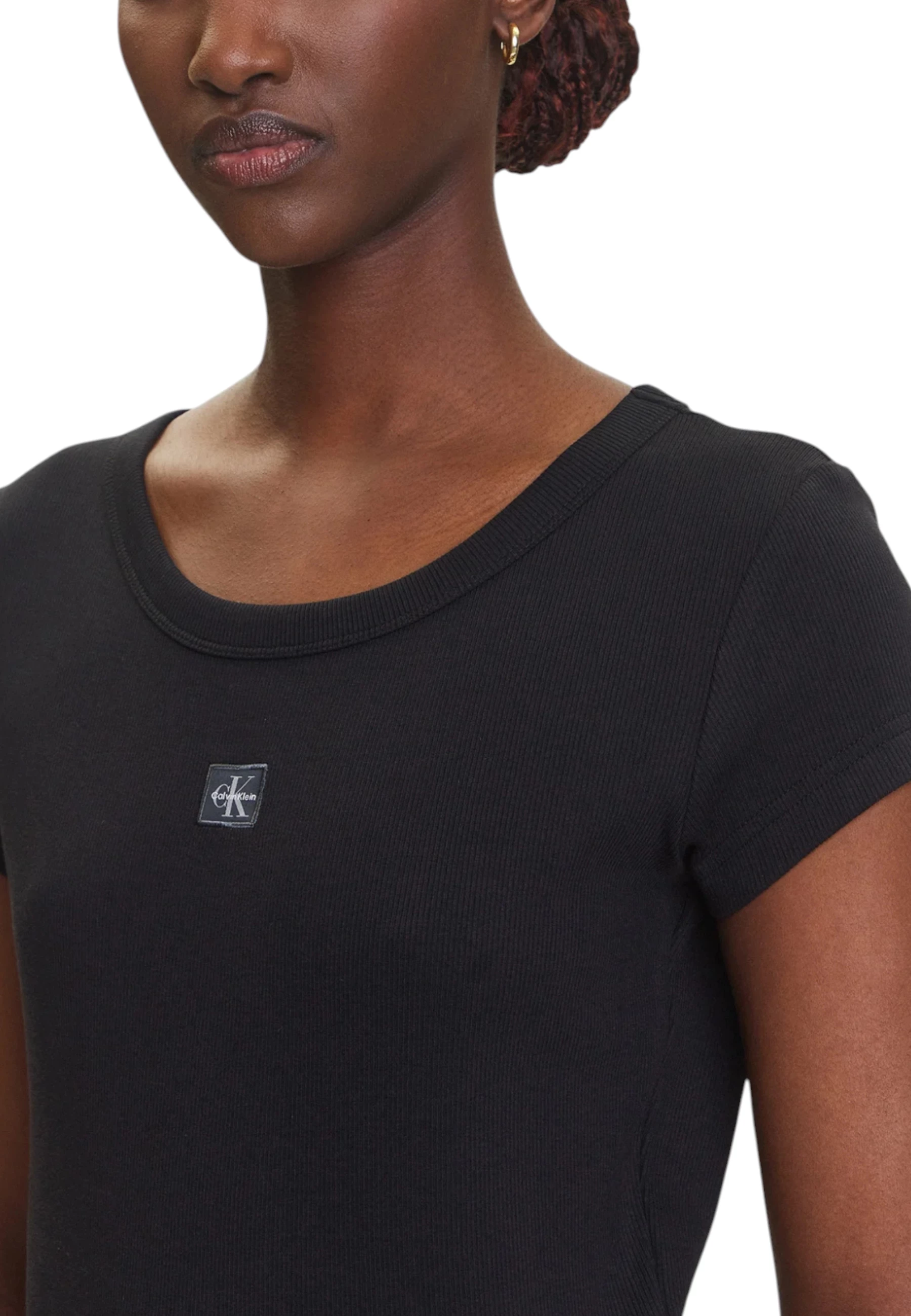Maicë për femra Calvin Klein Jeans LV047C200G, e zezë [Madhësia: M]