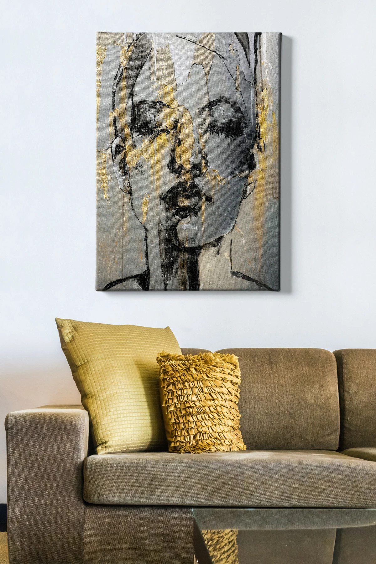 Pikturë dekorative në kanavacë, shumëngjyrëshe, 70x100cm