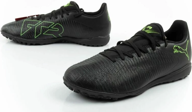 Atlete futbolli për meshkuj Puma Future 8 Play TT, të zeza dhe të gjelbra