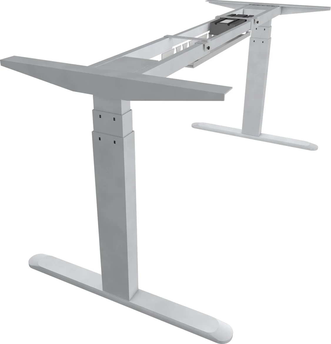 Kornizë tavoline elektrike ngritëse UVI Desk Standard UVID1WH, 62–128 cm, 100–170 cm, e bardhë