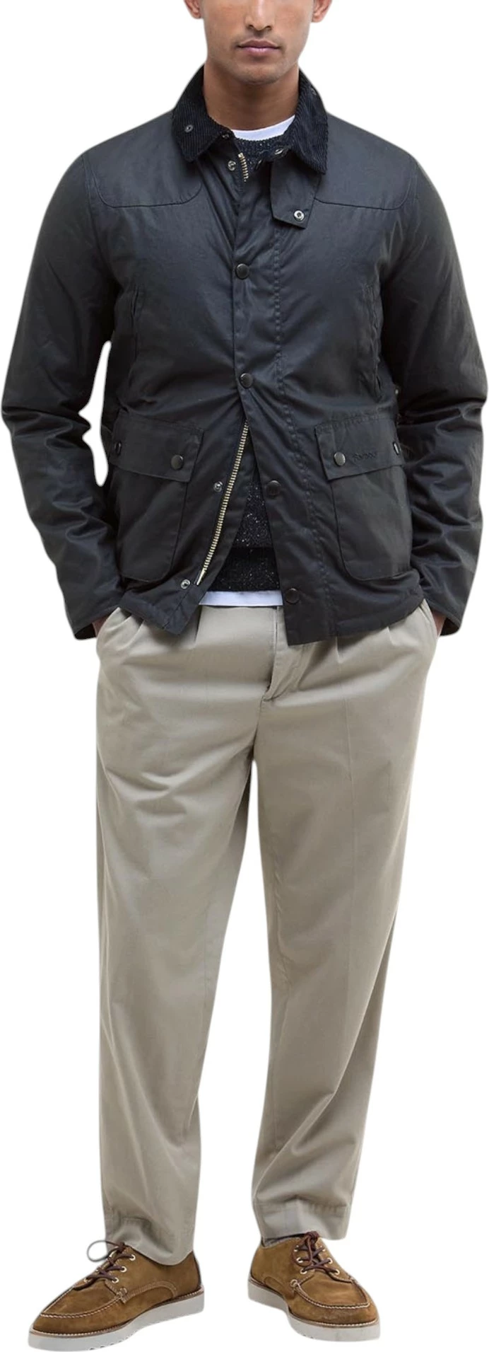 Jakne për meshkuj Barbour Reelin MWX1106, kaltër e errët [Madhësia: XL]