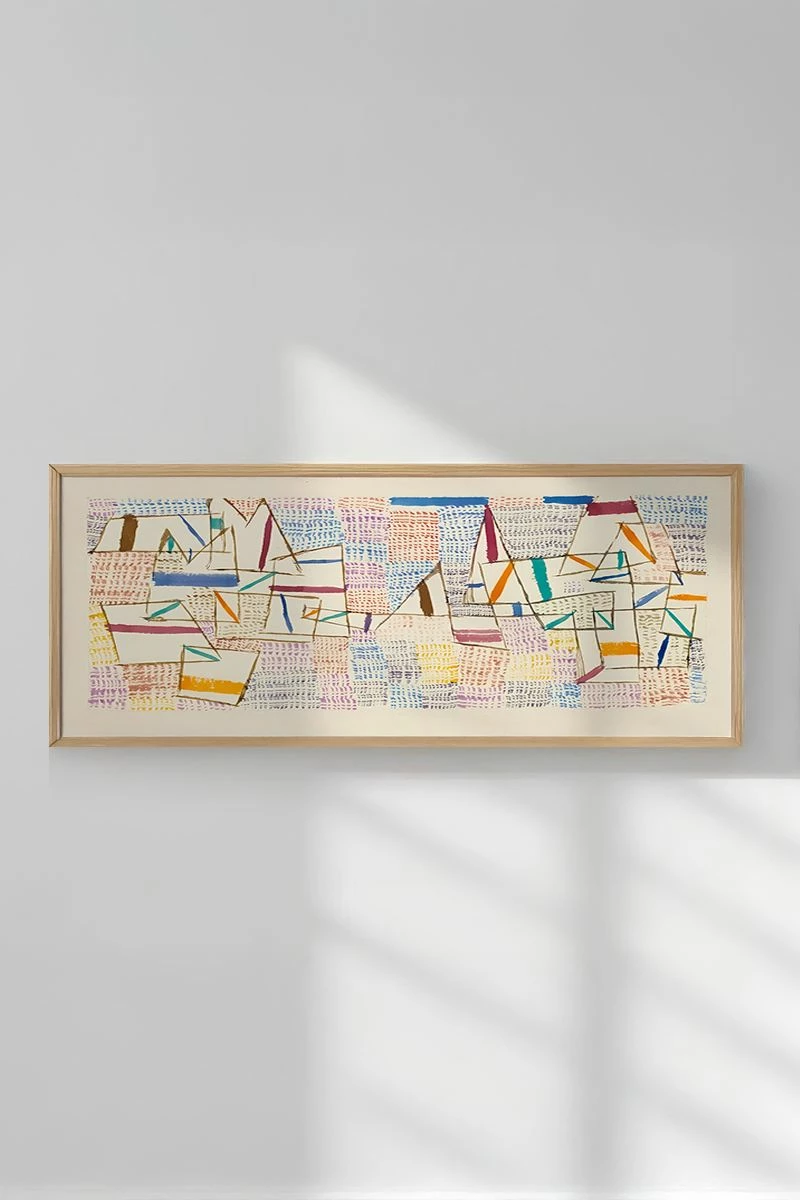 Pikturë dekorative me kornizë, shumëngjyrëshe, Wallity, Artsmdfyty3-50120, 50x120cm