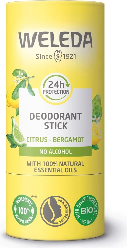 Deodorant stick për femra Weleda Lemon-Bergamot 50g
