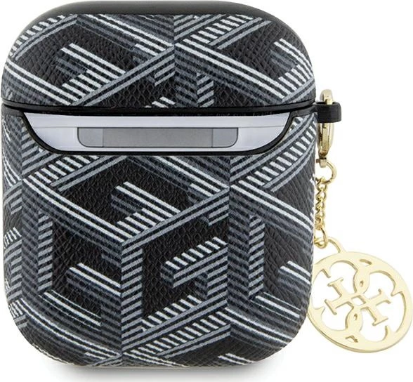 Mbështjellës Guess GCube Charm për AirPods 1/2, i zi