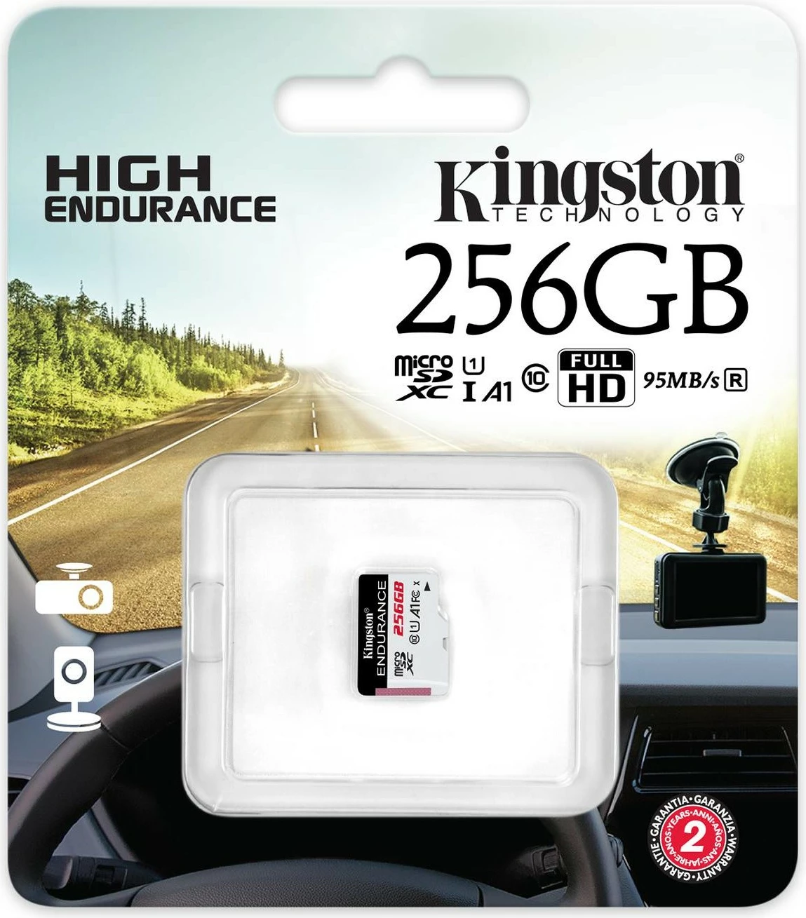 Kartelë memorie Kingston microSDXC 256GB High Endurance