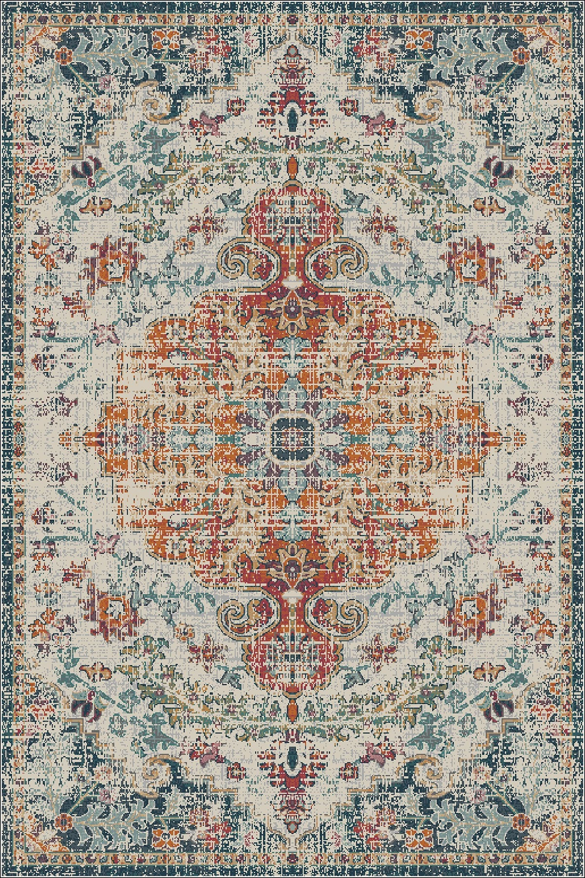 Qilim për korridor, shumëngjyrësh, Conceptum Hypnose CT-1264, 80x150cm