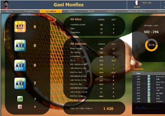 Absolute Tennis Manager EN/FR Global