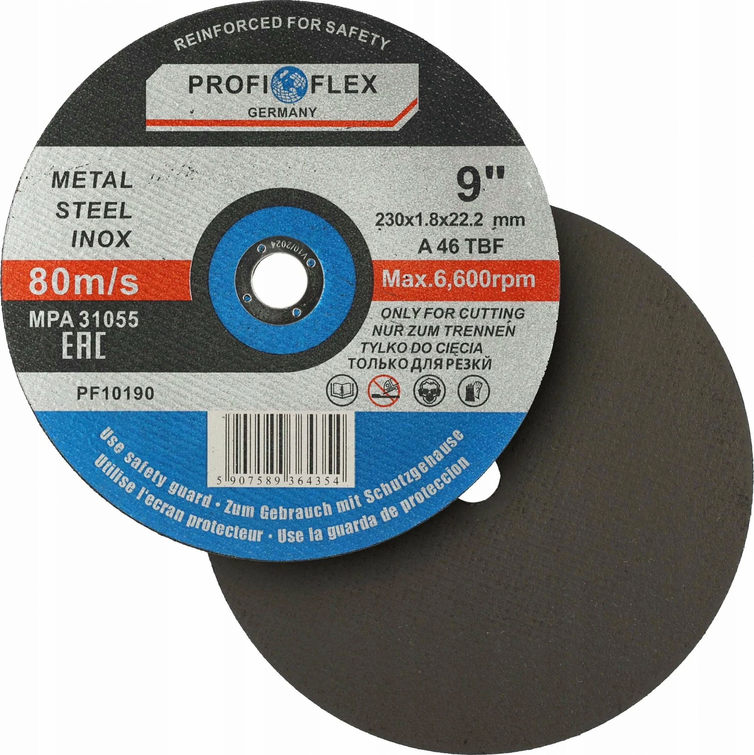 Disk prerës për metal Silver Profi-Flex PF 10190 230mm 22.2mm 1.8mm