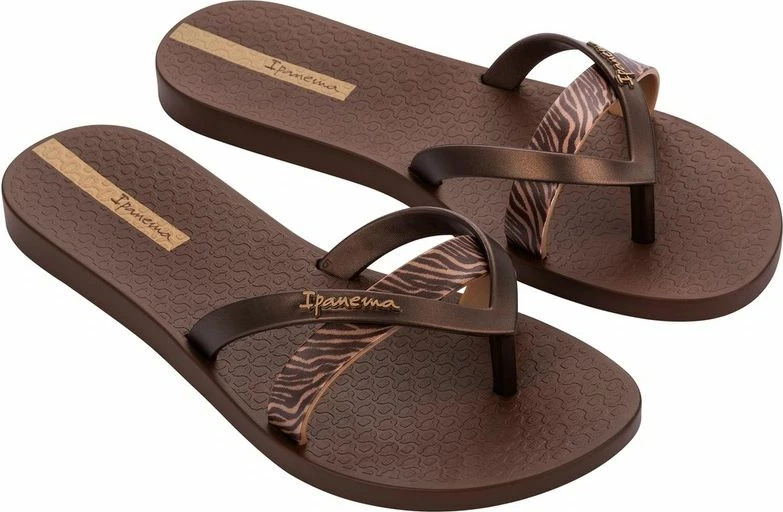 Flip-flopa për femra Ipanema Kirei, kafe