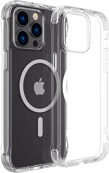 Mbështjellës Joyroom JR-14H5 për iPhone 14, transparent, me magnet