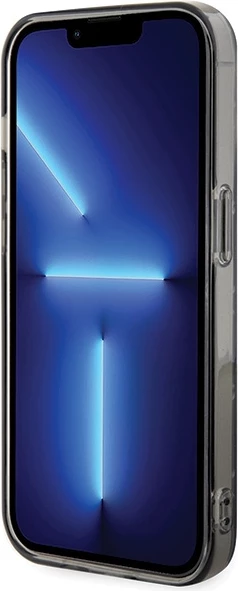 Mbështjellës Karl Lagerfeld Monogram Ikonik për iPhone 15 Pro Max, i zi