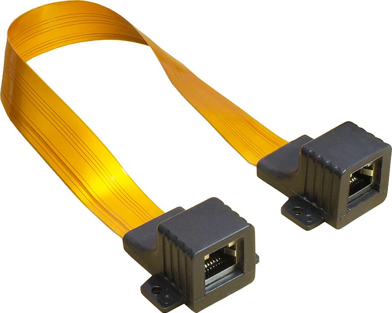 Kabllo/adapter RJ-45 GoodConnections Alcasa 8055-F44Q, 0.51 m, femër-femër, transparent