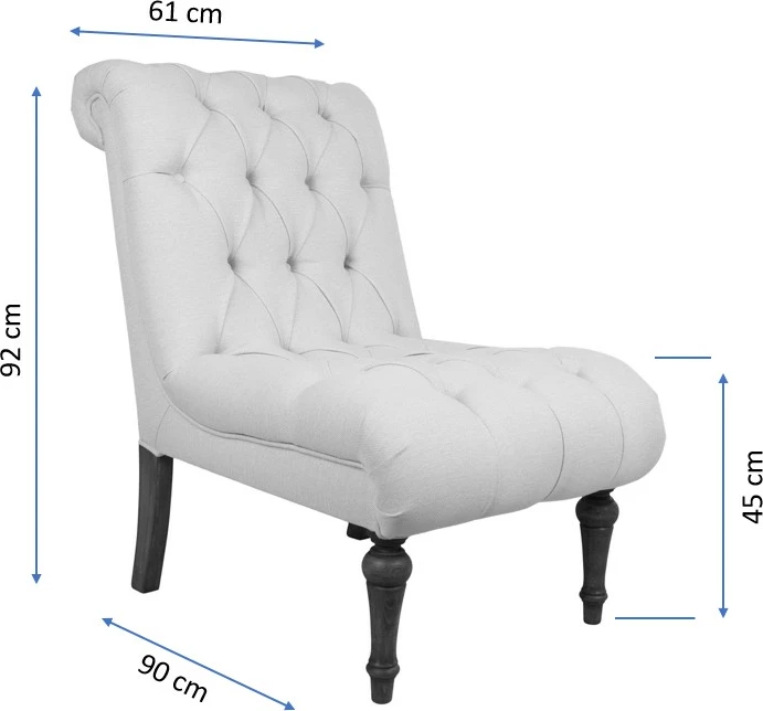 Karrige wing Atelier del Sofa, San Jose, ecru