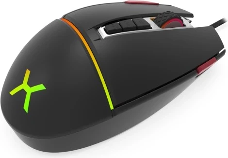 Maus Krux Fuze Pro, USB Lloji-A, 12000 DPI, i zi