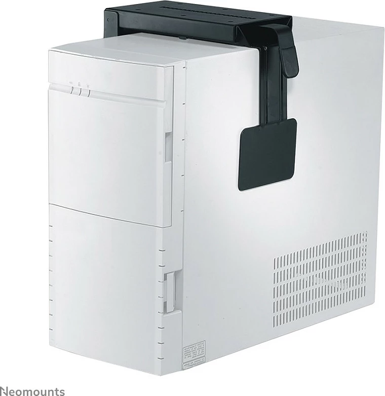 Mbajtës për kasë Neomounts Newstar CPU-D100BLACK, montim në tavolinë, çelik, i zi