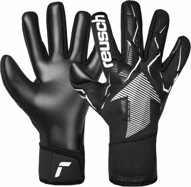 Doreza portieri për fëmijë Reusch FastGrip Infinity, të zeza
