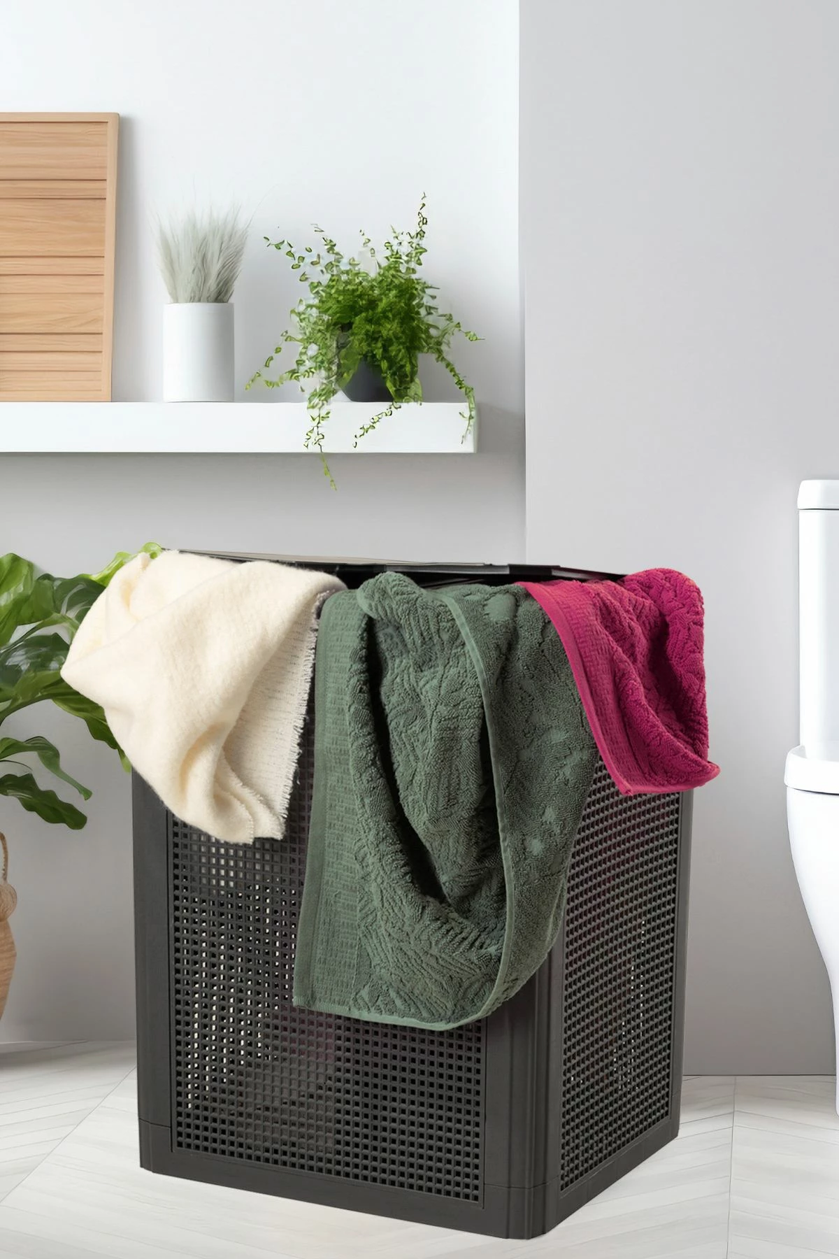 Shportë rrobash Mijölnir, ngjyrë antracit, SMRTDCS-1