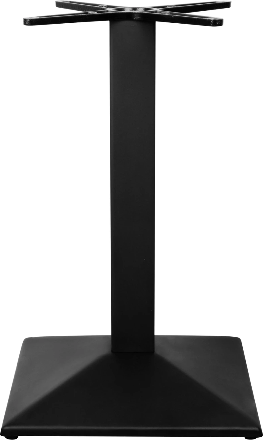 Bazë metalike piramidale 45x45x74 e zezë FH408