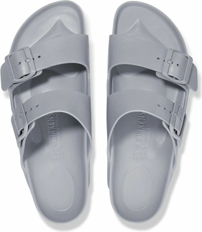 Flip-Flops për meshkuj Birkenstock, gri/argjend [Madhësia: 41]