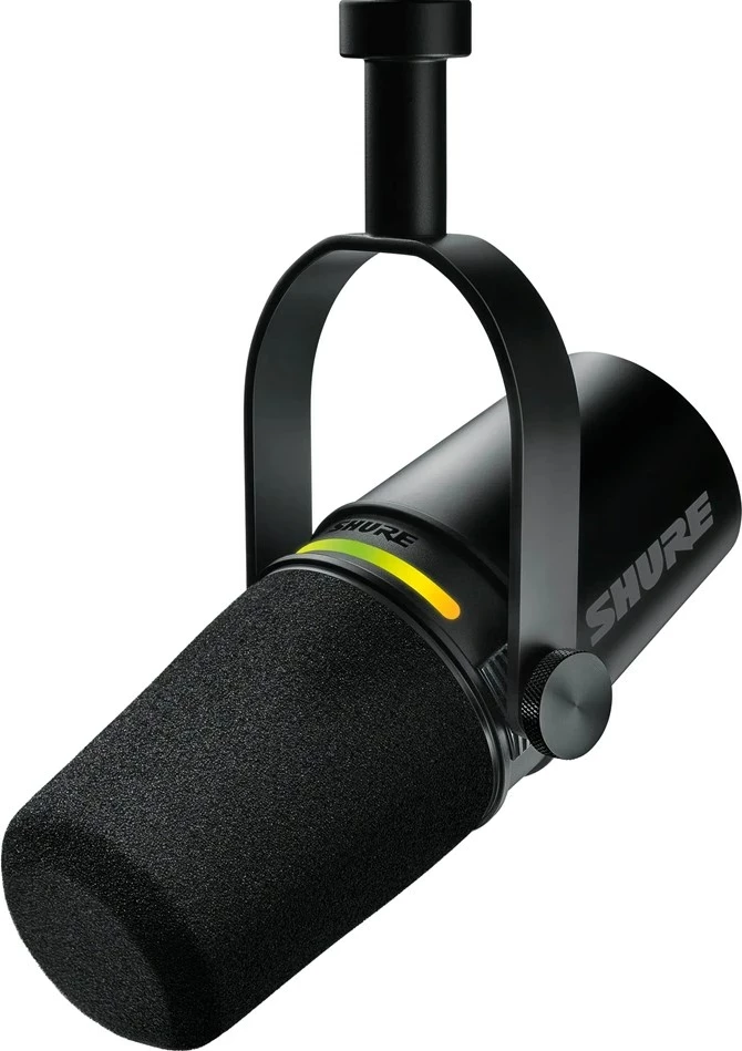Mikrofon dinamik Shure MV7+-K, USB-C/XLR, i zi