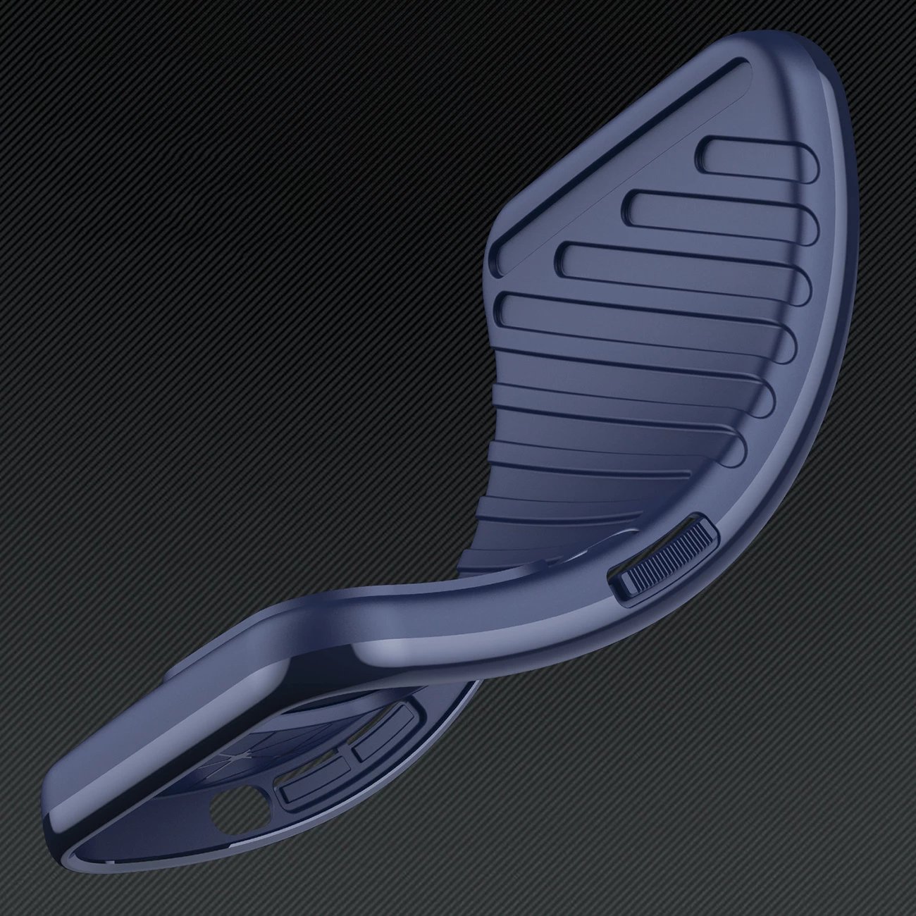 Mbështjellës Hurtel Thunder Case për iPhone 16 Pro, silikon, Blu