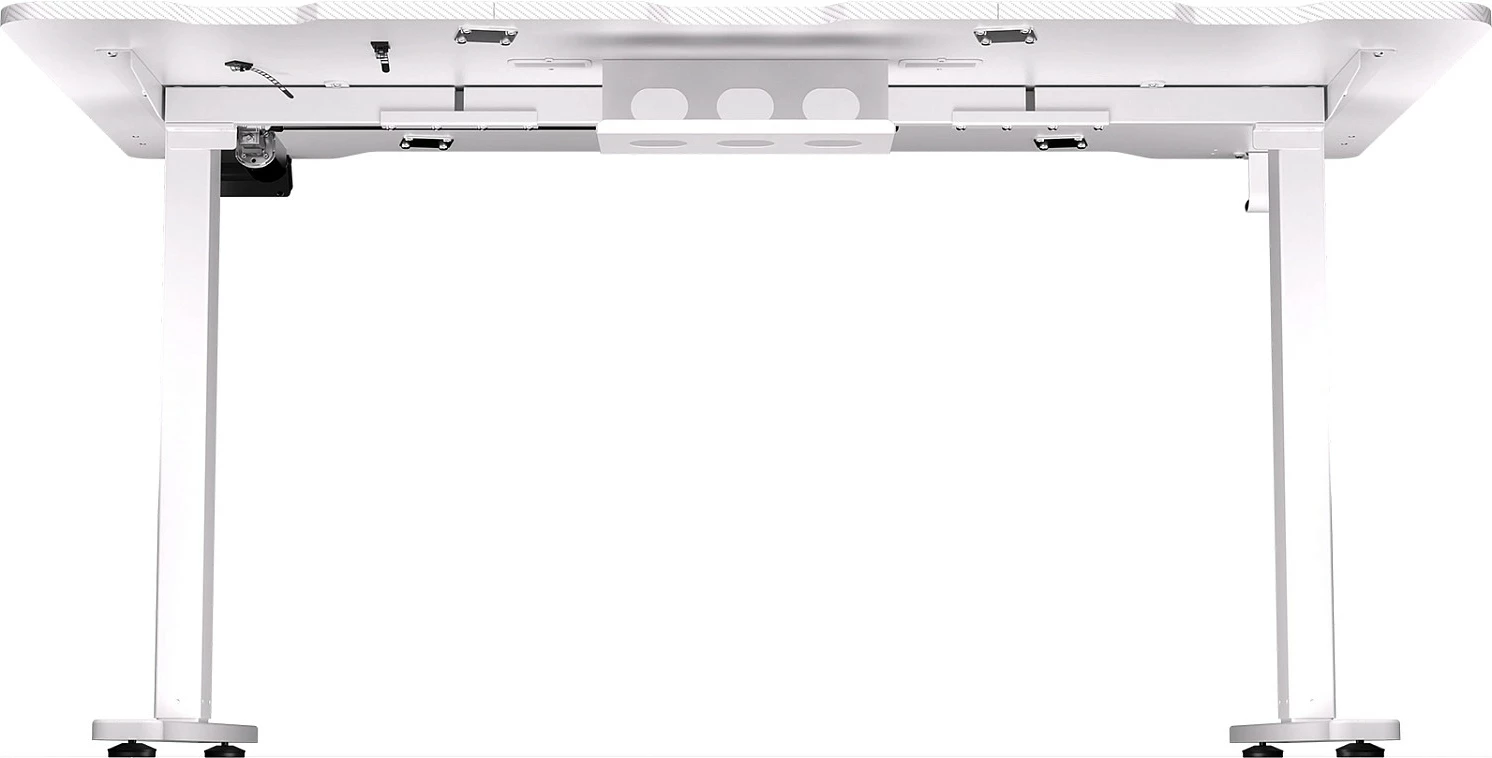 Tavolinë gaming Endorfy Atlas L Electric, 150x78 cm, ngritje elektrike, e bardhë