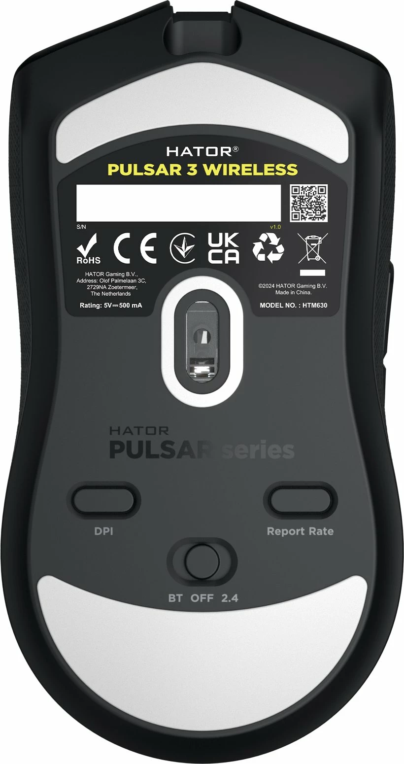 Maus Hator Pulsar 3 HTM630 12000 DPI RGB, i zi