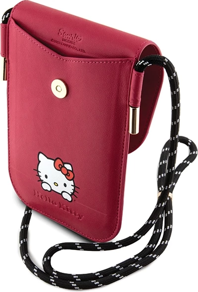 Mbështjellës Hello Kitty Leather Daydreaming Cord, për celular, rozë