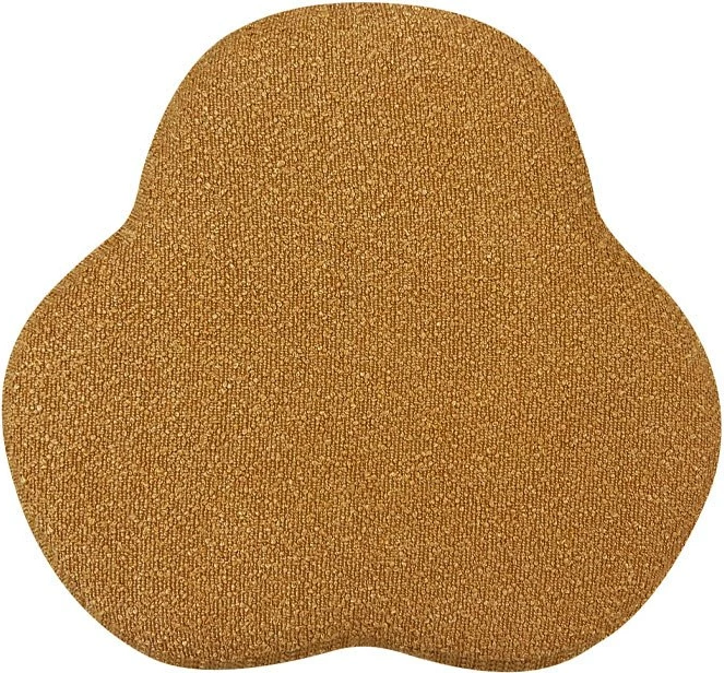 Stool Daisy, ngjyrë mustard e errët, 48x48x42cm