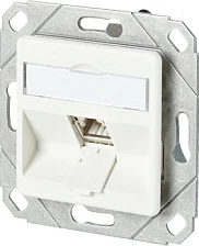 Prizë rrjeti METZ CONNECT BTR NETCOM 130B11D11102-E, RJ-45, Cat 6a, 1 portë, e bardhë