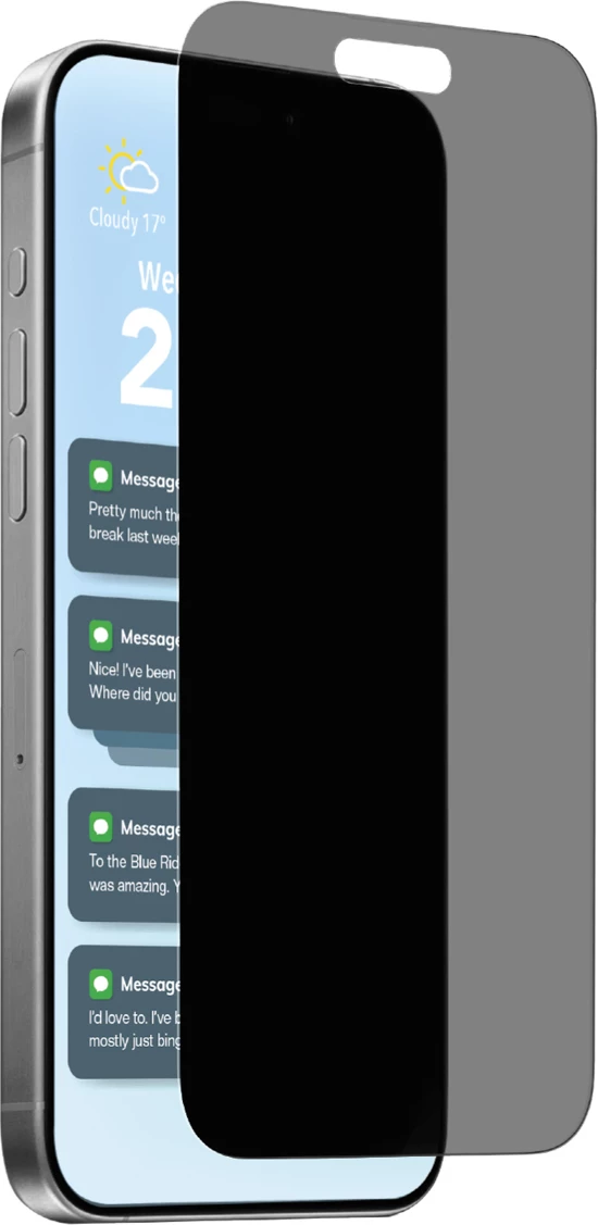 Xham privatësie Puro Privacy për iPhone 17 Pro Max, 9H tempered glass