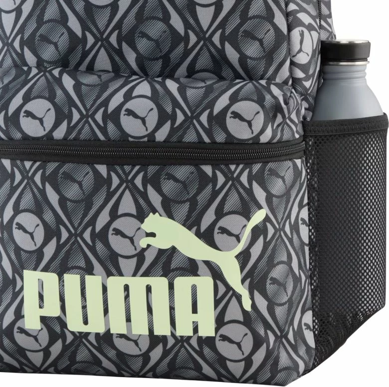 Çantë shpine Puma Phase AOP 91733 04, gri-e zezë, set me penar