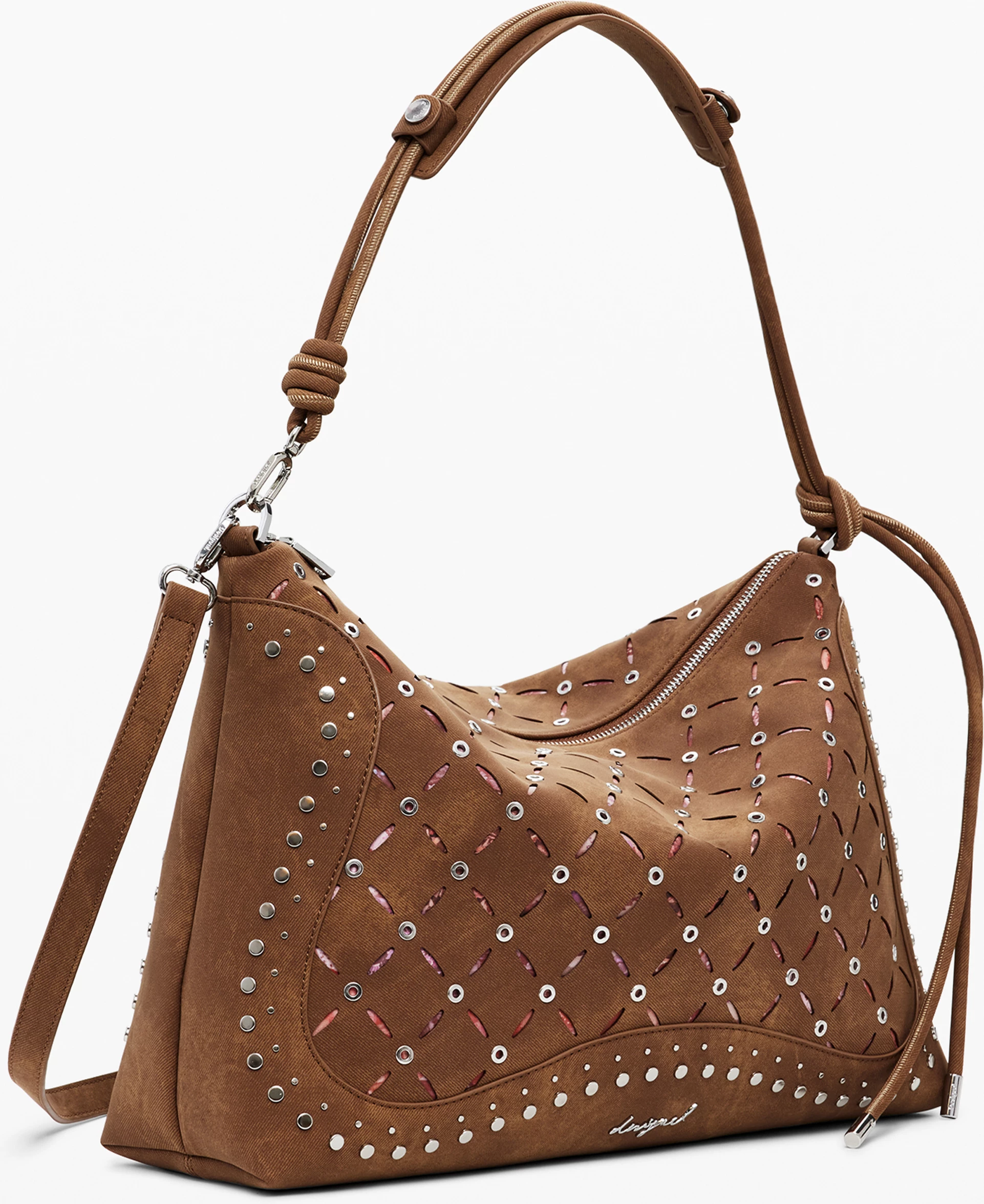 Çantë për femra Desigual Yankee Leiria Mini Bag, kafe