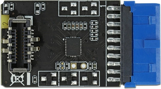 Adapter USB i brendshëm DeLOCK Type-E Key A në Key A female, USB 3.2 Gen 2, 5 Gbps